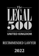 Legal 500 UK Recommended Lawyer 2022